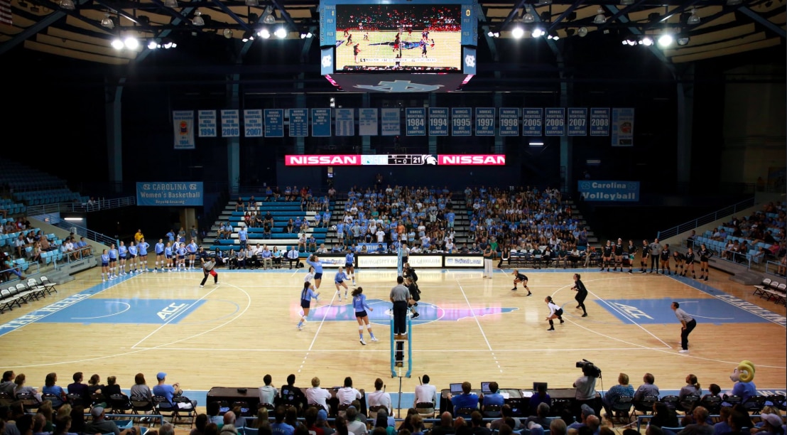 north carolina tar heels volleyball