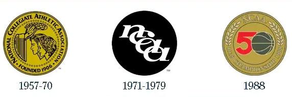 NCAA Final Four logos from 1957 to 1988.