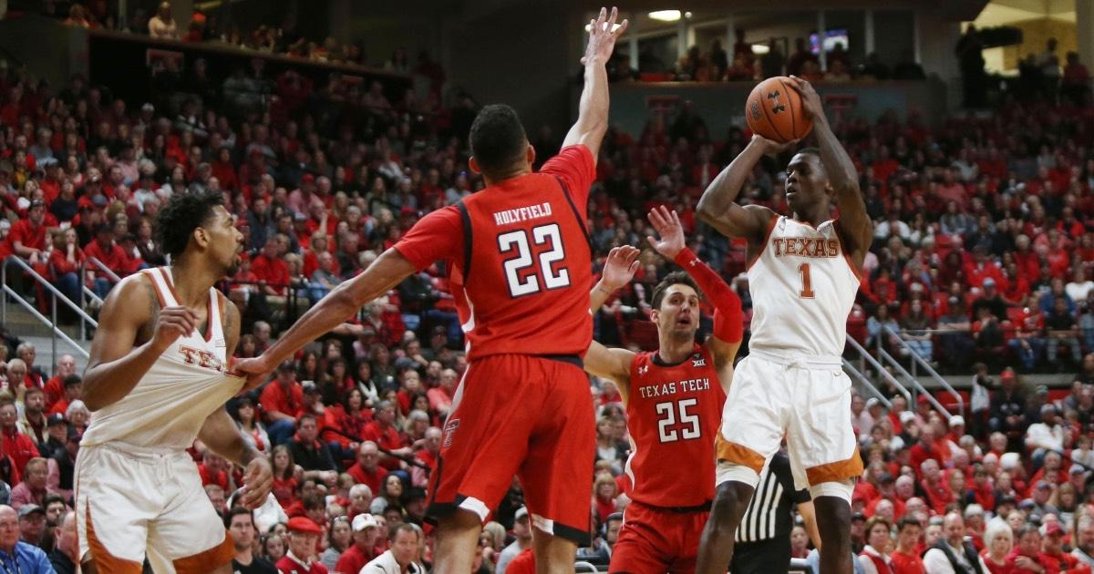 Texas's Andrew Jones is shooting 20.7 percent from three this season.