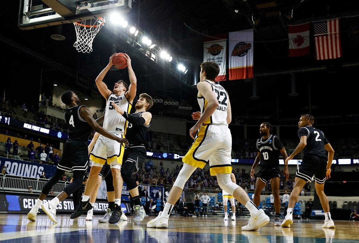 Iowa beat Grand Canyon in the first round on Saturday