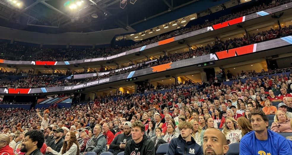 NCAA volleyball attendance 2023 semifinals