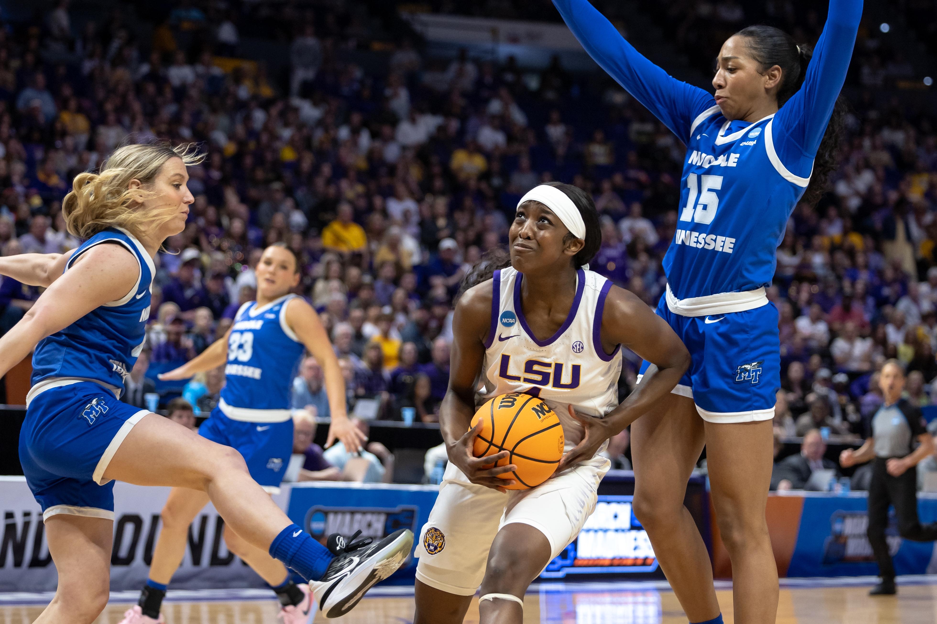 LSU Middle Tennessee women's basketball