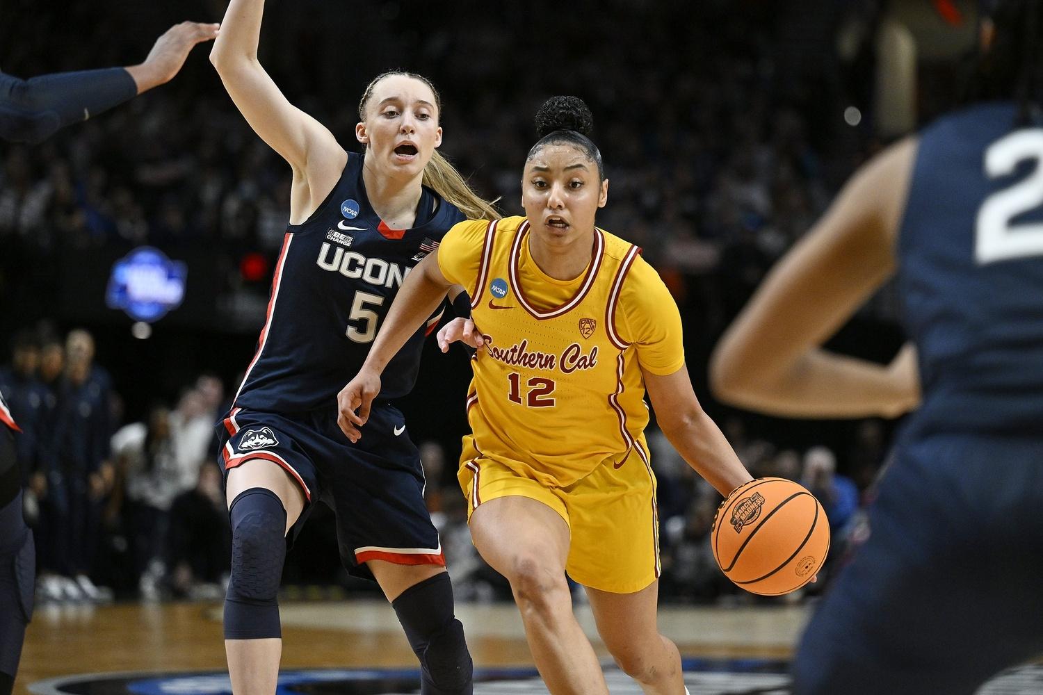 USC's Juju Watkins and UConn's Paige Bueckers will matchup on Dec. 21