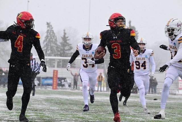 Ferris State runs its way to the DII football quarterfinals once again. 