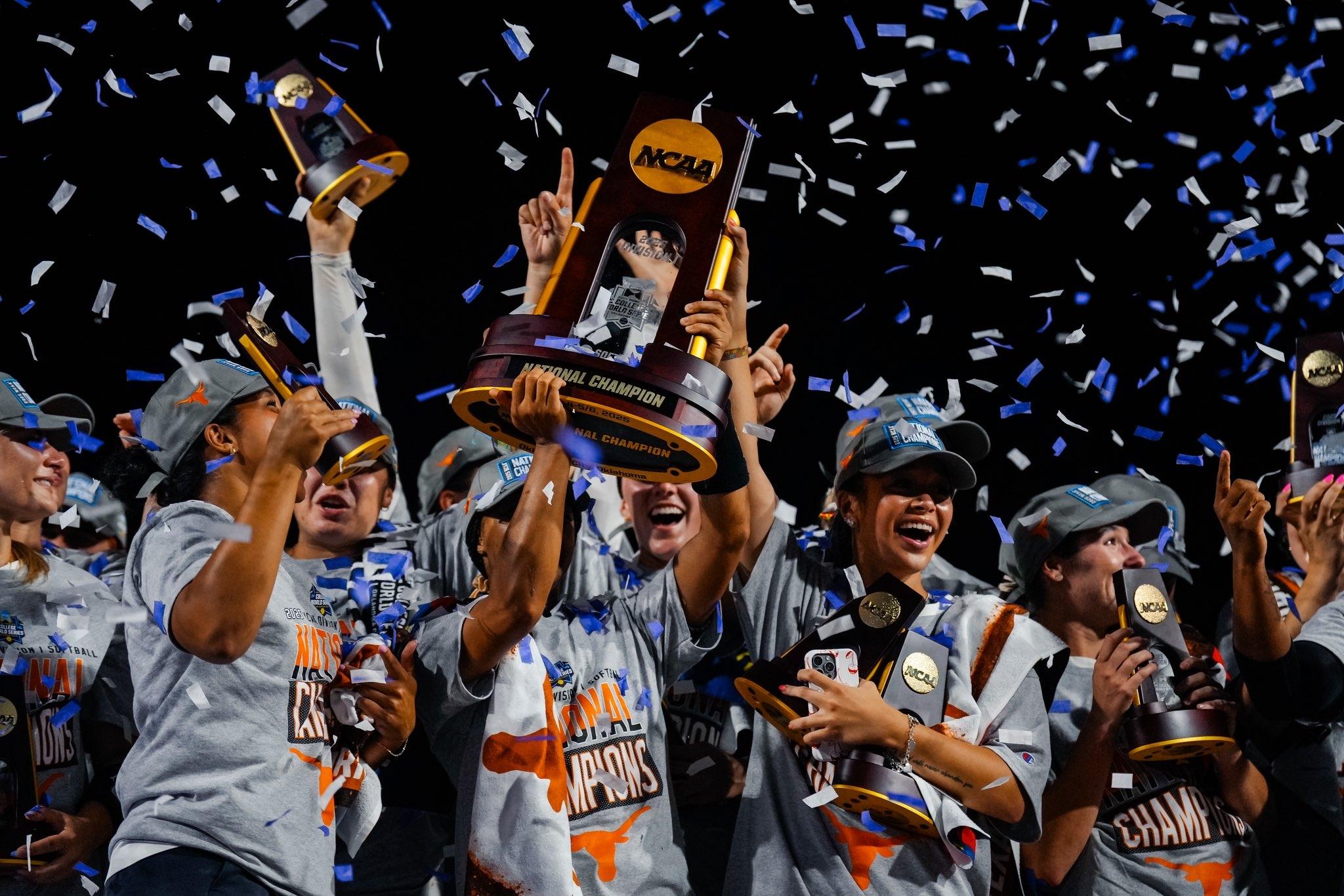 Texas Softball wins the 2025 WCWS