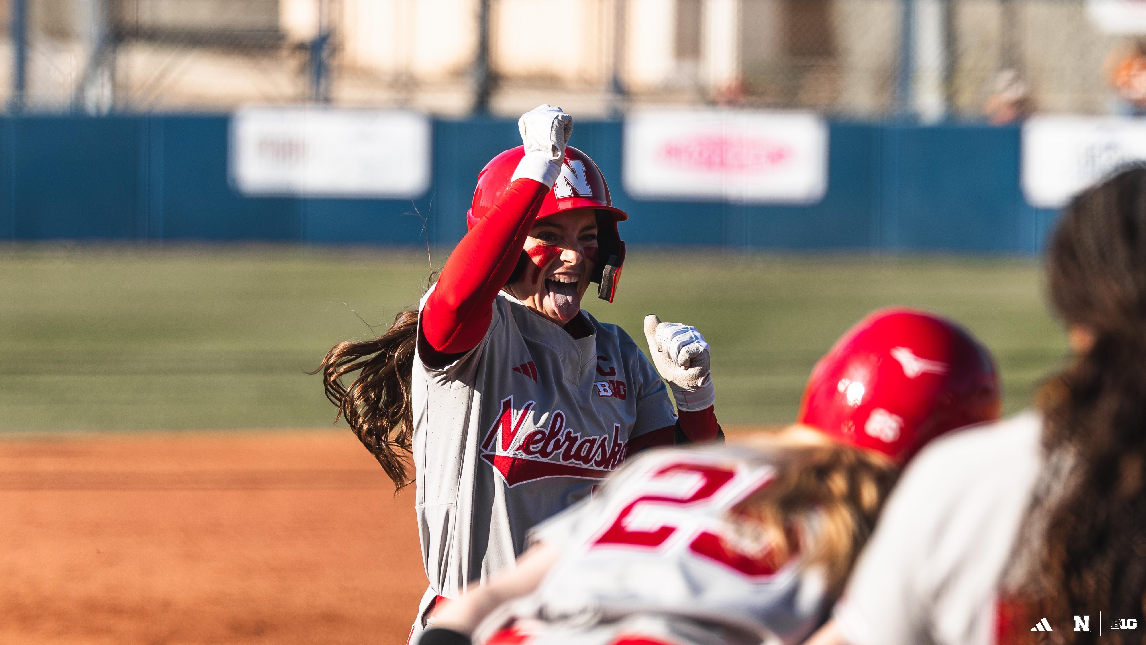 Nebraska softball earns commanding victory over Texas