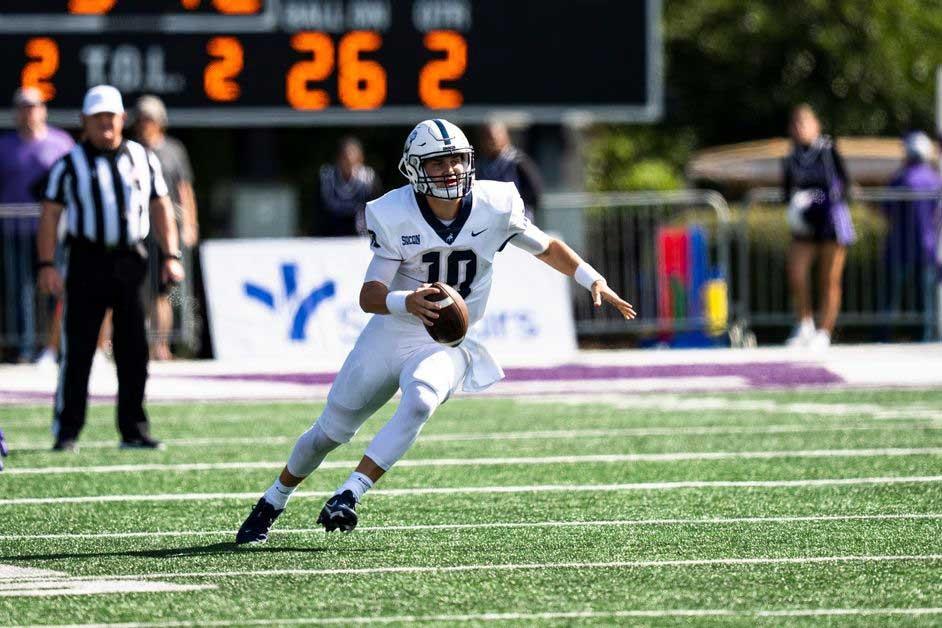 Samford quarterback Michael Hiers